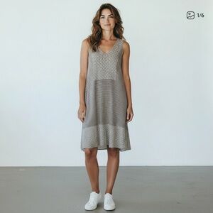 Simply Vera Vera Wang Women's XS Geometric Maxi Dress Multicolor